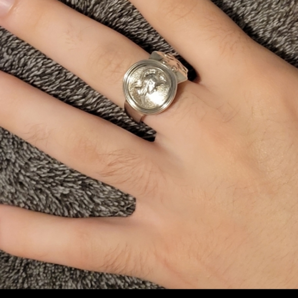 1863 Tiffany & Company Spartan Spoon Ring in Sterling Silver #73 - Picture 9 of 16